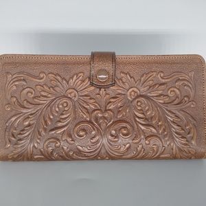 Vintage Made in Mexico Tooled Genuine Leather